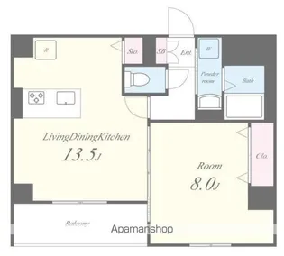 TSレジデンス東陽町【4階】の間取り