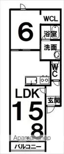 BAOBAB白樺Ⅲ【3階】の間取り