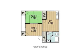 コーポさくら(3・4)【103号室】の間取り