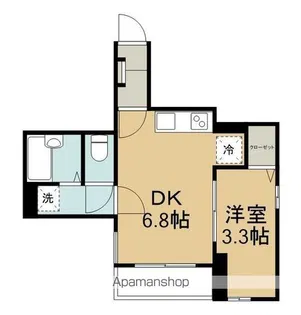 カラーズガーデン宮城野【2階】の間取り