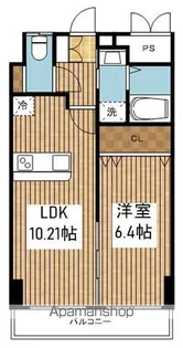 グレイス・ヴィラ西大畑【4階】の間取り