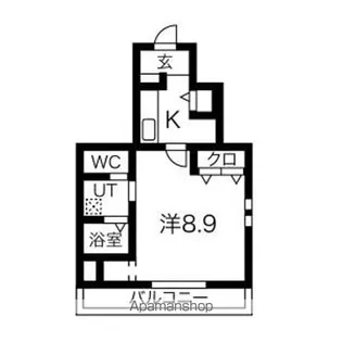 リトスメラン上杉【1階】の間取り