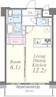 ライツ 石原【6階】の間取り