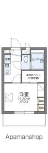 レオパレスチェリーガーデンA【2階】の間取り