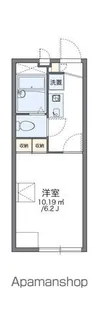 レオパレスGLANZ OBER【2階】の間取り