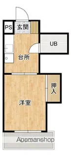 渡辺ビル【604号室号室】の間取り