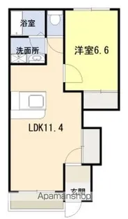 ディア・ルミエール【103号室】の間取り