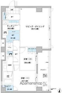 ガーデニエール砧レジデンス【4階】の間取り