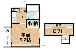 サンエール十条【2階】の間取り
