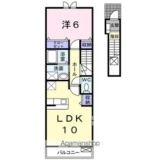ドムス広面【2階】の間取り