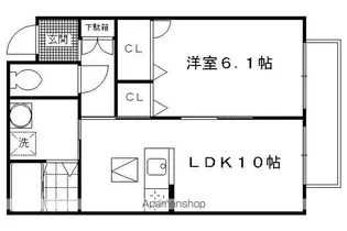 フェリーチェ【302号室】の間取り