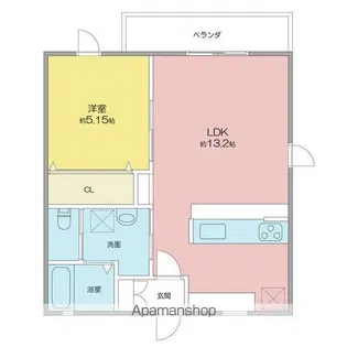 ARTE MUR(アルテミュール)【3階】の間取り