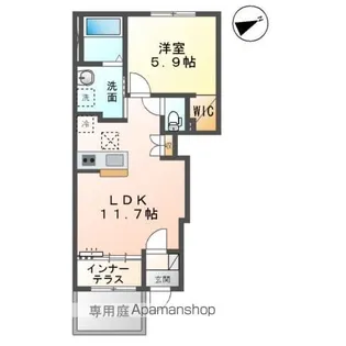 イノベスタ【1階】の間取り