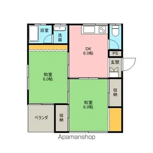 メゾン三池【201号室】の間取り