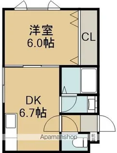 アネックス36(アネックスサンジュウロク)【102号室】の間取り