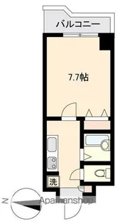 晩翠ウイングビル【9階】の間取り
