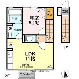 ファミール【2階】の間取り