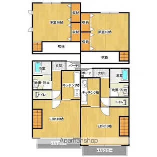 サニーコート乙戸南【1階】の間取り