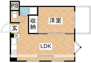 シャトルⅡ【3階】の間取り