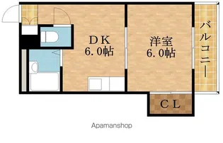 セベ森小路【205号室】の間取り