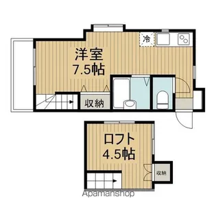 メゾン・ド・アムール【205号室】の間取り