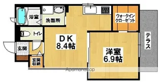コテドゥフラーブ【1階】の間取り