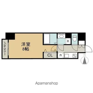 エスリード金山クラッシィ(カナヤマ)【4階】の間取り