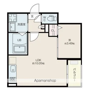 Jack biwajimaⅡ【1階】の間取り