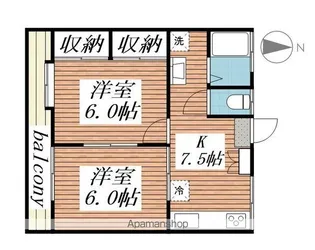 ラフォーレ長栖【101号室】の間取り