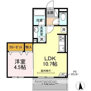 EPOCH RESIDENCE【3階】の間取り