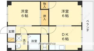 M’プラザ城東五番館【8階】の間取り