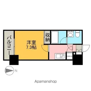 ライブコート泉【8階】の間取り