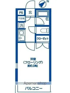 エクシード白楽【1階】の間取り