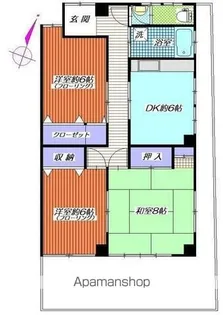 山手アーバンハウス【1階】の間取り