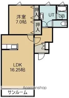 シェル久根別(シェルクネベツ)【2階】の間取り