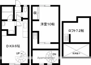 エレガンス恒久【1階】の間取り