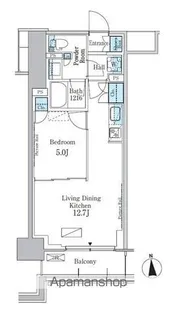 東京都新宿区百人町3丁目【マンション】の間取り