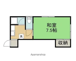 コーポわかな【101号室】の間取り