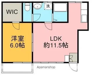 モダン南通町【1階】の間取り
