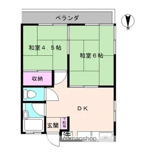 石井コーポ【202号室】の間取り