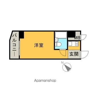 シティプラザ南麻布【5階】の間取り