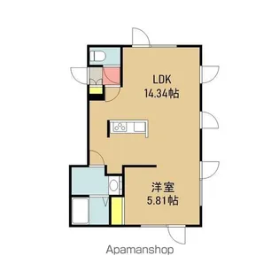 LICHT NULL(リヒトヌル)【1階】の間取り