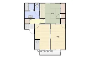 レジデンスオリーブ【1階】の間取り