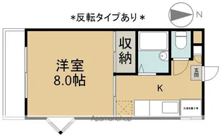 ハイツヤマダ【106号室】の間取り