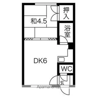 高田ハイツ【1階】の間取り