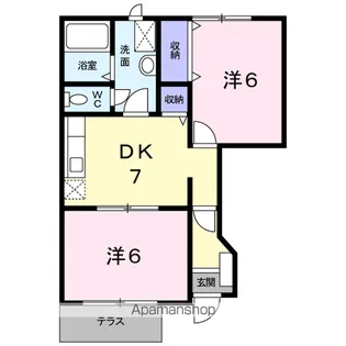 ステージアはまなす【1階】の間取り