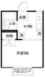 クロノス柏NORTH【202号室】の間取り