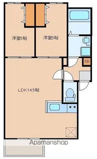 Mレザン【2階】の間取り