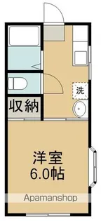 コーポ花長A棟【103号室】の間取り