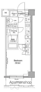 ザ・パークハビオ神泉【3階】の間取り